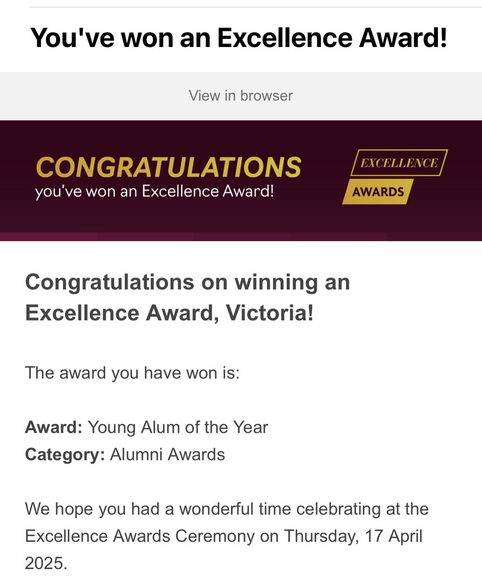 Victoria Kinkaid (@vkinkaid11) on Twitter photo What lovely news to start the Easter weekend ❤️
Sadly I couldn’t be there to collect my award in person, but so honoured to be recognised by <a href="/aberdeenuni/">University of Aberdeen</a> What lovely news to start the Easter weekend ❤️
Sadly I couldn’t be there to collect my award in person, but so honoured to be recognised by <a href="/aberdeenuni/">University of Aberdeen</a>