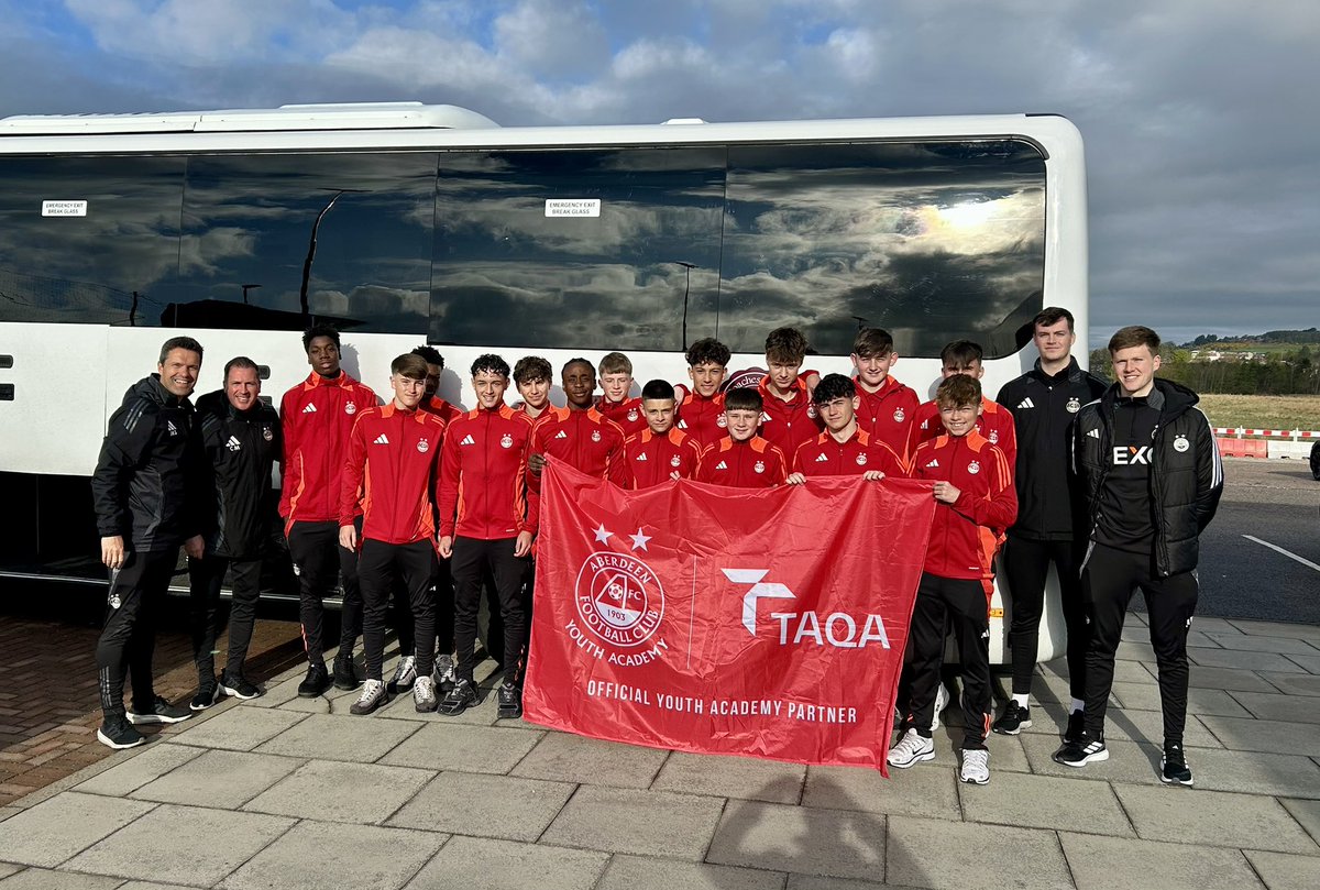 AberdeenFCYouth's tweet image. 🏆🇧🇪 Our U15’s are on their way to the CMDB Elite Tournament in Charleroi, Belgium this weekend.
Best of luck boys! COYR ⚪️🔴⚪️🔴