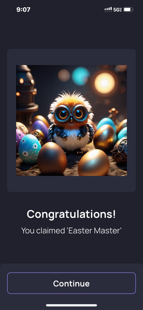 Paulewallnutz's tweet photo. @Sonate008 @enjin Got the Easter master 🤙🏼 thank you https://t.co/HZXaInFGnN