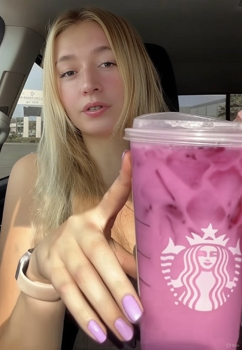 Starbucks is using AI to make more $5 billion more

(Zoom into her face, the eyes aren’t real)

Their marketing team is mass creating AI accounts and they are getting 60M views per day

This is how:

- They are using ChatGPT to create scripts
- An AI software automatically