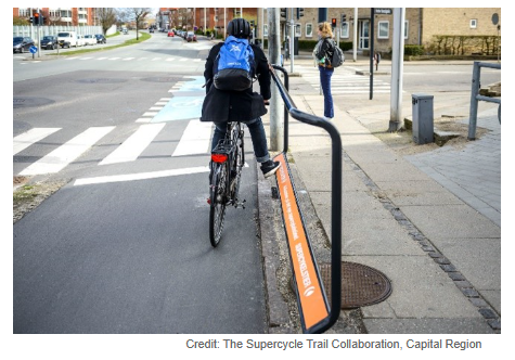 When designers use bikes to get around town, they come up with details like this: