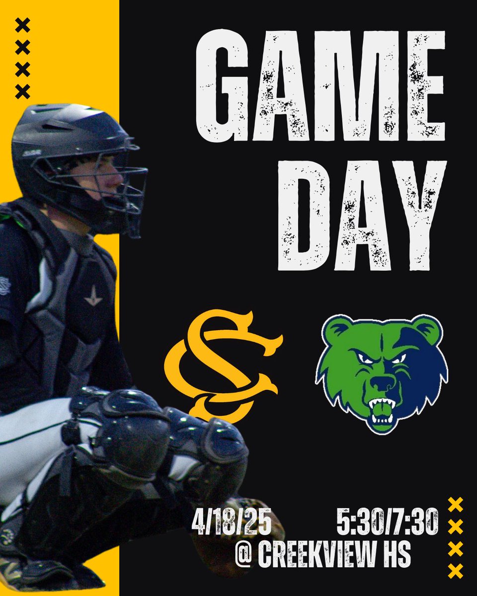 GAME DAY: @ Creekview at 530 &amp; 730 PM. 

All good things must come to an end. Today is a day of many lasts. Last games of the season, last time this group of boys take the field together, last HS game for starting pitcher <a href="/Andrew_Shaw724/">Andrew Shaw</a>, last HS games for <a href="/EanMarria/">EanMarria</a>,