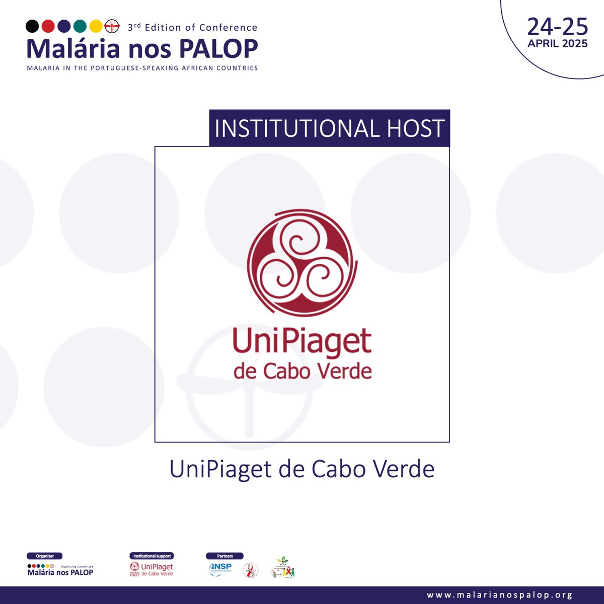 Agradecimento/Thank you to Universidade Jean Piaget de Cabo Verde for being the institutional host of the 3rd Edition of the conference Malária nos PALOP! Your support enriches the sharing of crucial knowledge and the fostering of collaborations. #MalarianosPALOP #Malaria #PALOP