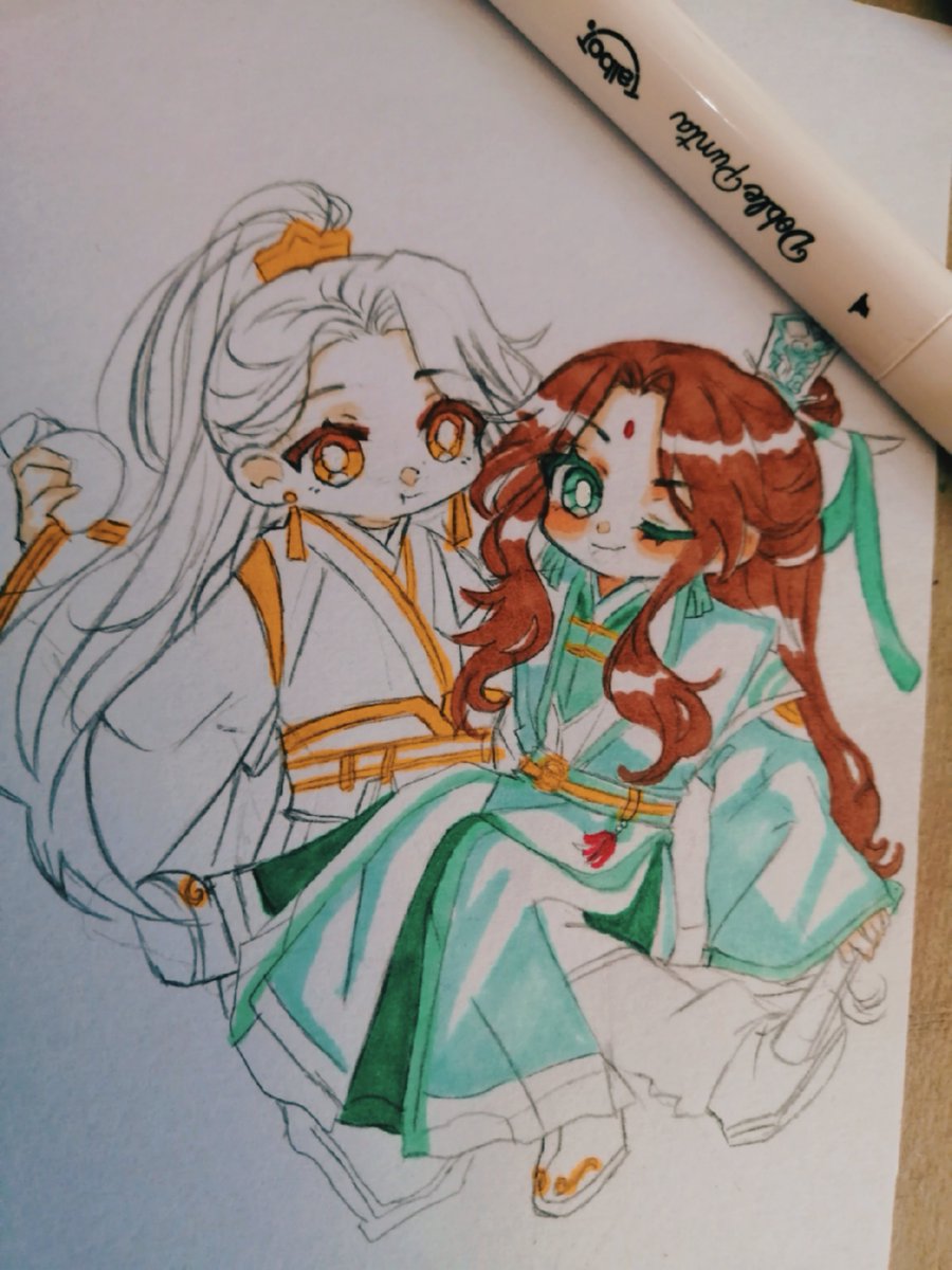 aki_chii5's tweet image. 描きながら悲しかった

#shiqingxuan #windmaster #TGCF #tianguancifu #HeavenOfficialsBlessing