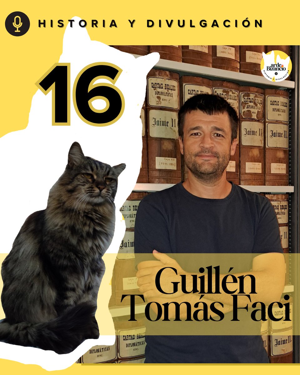 🎙️ Nuevo #ArdeBizancio: la Lengua del Rey, el Aragonés en la Edad Media🔥

📣 Hoy con Guillén Tomás Faci (<a href="/esforigador/">Guillén</a>) para hablar sobre la lengua aragonesa, clave en el reino, Corte, y en la propia lengua del rey ¿Tuvo gramática? ¿Dónde se habló? ¿Qué nos queda hoy en día?