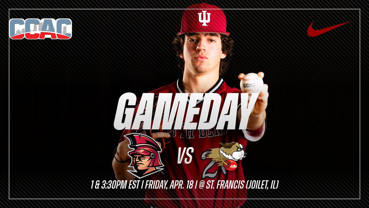 IUSB Baseball (@iusbbase) on Twitter photo Starting the weekend series at Saint Francis!
π: <a href="/USFSaints/">USF Fighting Saints</a>
β°: 1 & 3:30PM EST
π: Duly Health & Care Field (Joliet, IL)
πΊ: youtube.com/@usffightingsaβ¦ Starting the weekend series at Saint Francis!
π: <a href="/USFSaints/">USF Fighting Saints</a>
β°: 1 & 3:30PM EST
π: Duly Health & Care Field (Joliet, IL)
πΊ: youtube.com/@usffightingsaβ¦