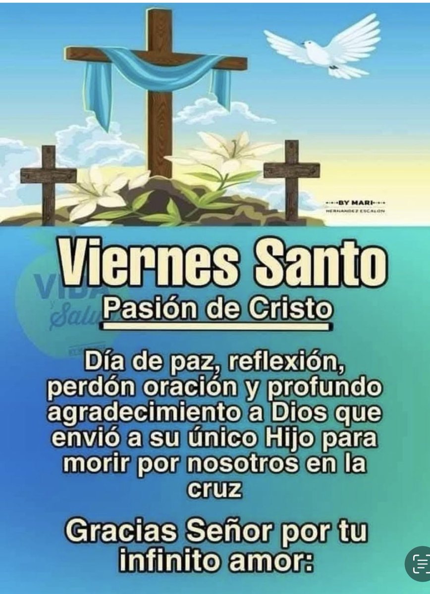Reflexión y bendiciones en esta semana Santa.