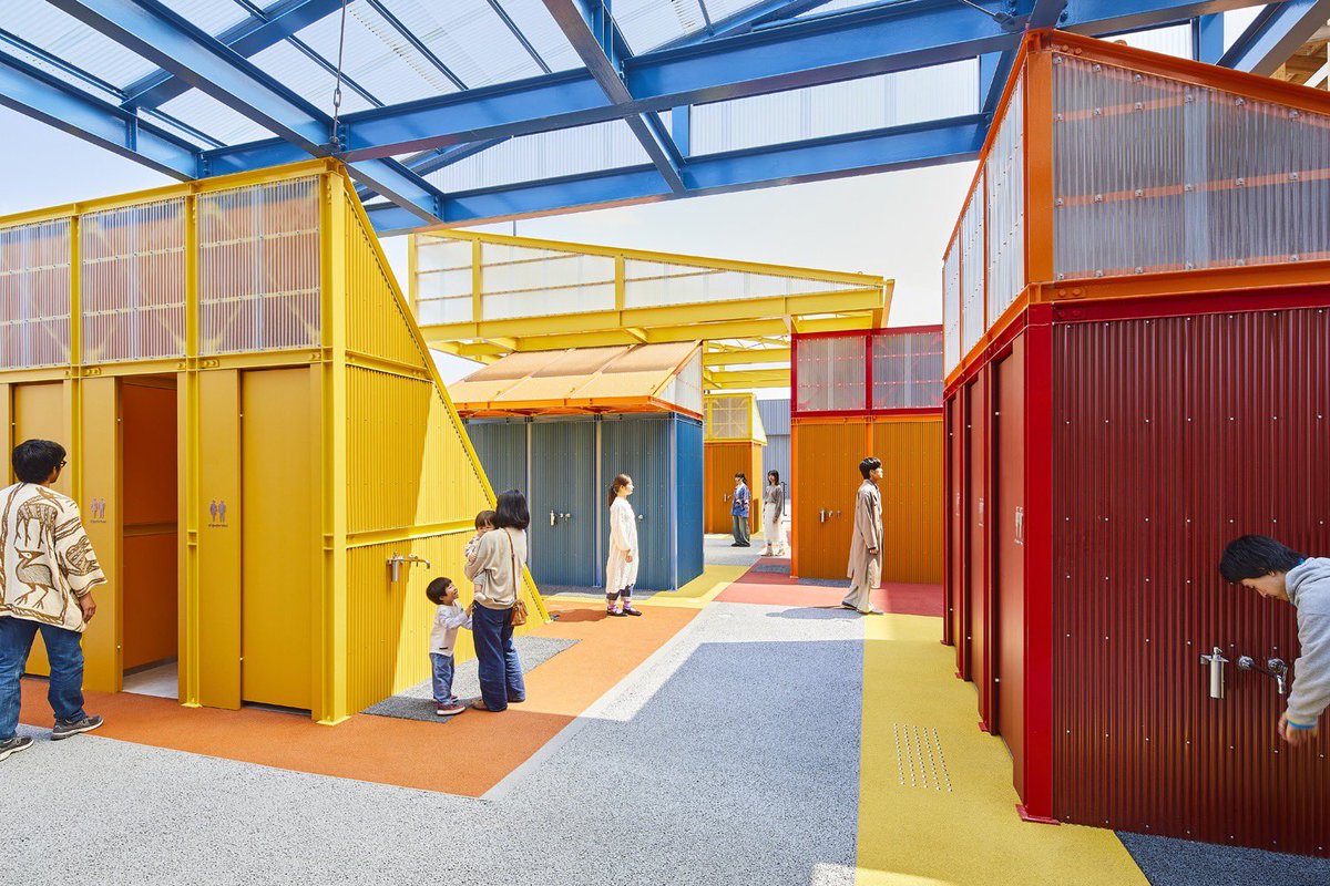 yonezawatakashi's tweet image. Expo2025 大阪・関西万博が開幕しました。
私ども米澤隆建築設計事務所はトイレ5を設計させていただきました。…