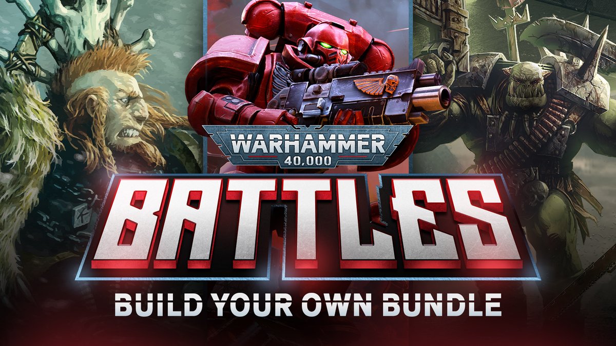 Only war, but you choose the battlefield.
Fanatical’s Build Your Own Bundle includes Warhammer 40,000: Battlesector, Armageddon, and Sanctus Reach.
Command your legion today: fanatical.com/en/pick-and-mi…