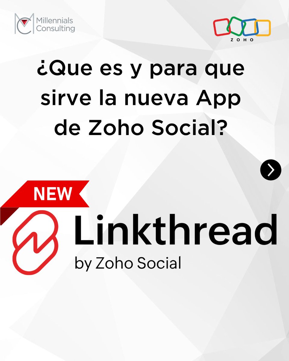 Millennials_Con's tweet photo. 🚀 ¡Presentamos Linkthread de Zoho Social! 🎉

 Transforma tu link en bio con un mensaje de bienvenida, productos, testimonios y más. ¡Todo en minutos! 🔥

 🔗 Descubre más aquí: https://t.co/xqDAXiuhrJ   

#Zoho #Linkthread #Marketin #MillennialsConsulting https://t.co/UJztxt8AJN