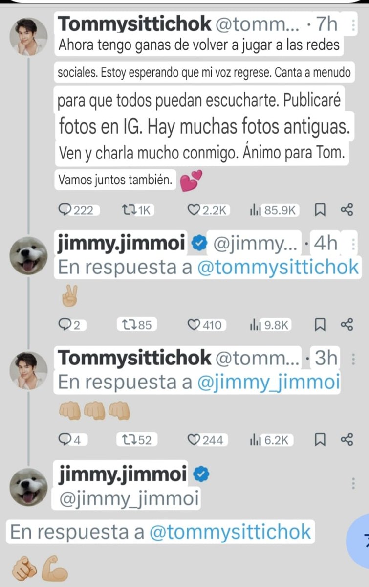 AngeliRainbow's tweet image. HAY ALGO QUE ME DA VUELTAS EN LA CABEZA ESTOS DIAS.. SABEMOS QUE #Mii2 DEJO DE SER PAREJA HACE MUCHO Y QUE AHORA ESTA EL #JimmyOhm QUE TAMBIEN ME HACE FELIZ Y ME GUSTA

PERO SI #Mii2 ESTAN BIEN EN BUENOS TERMINOS.. PORQUE SE DEJARON.. DEJARON 2 SERIES Y AHORA REVIVEN DESDE JAPON