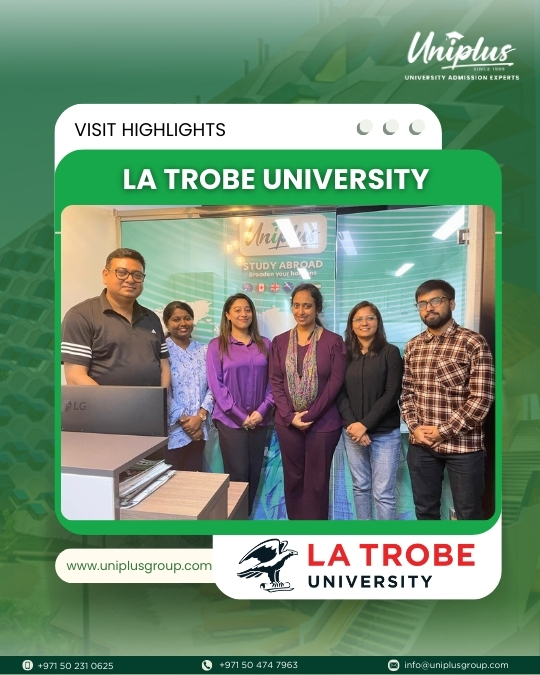 uniplus1999's tweet photo. Uniplus Education was honored to welcome Ms. Remmyatha Varghese, Senior Regional Manager at La Trobe University. 

 #UniplusEducation #LaTrobeUniversity #InternationalEducation #GlobalPartnerships #StudentSuccess #EducationOpportunities #StudyAbroad #HigherEducation https://t.co/DdI0jrRvYE