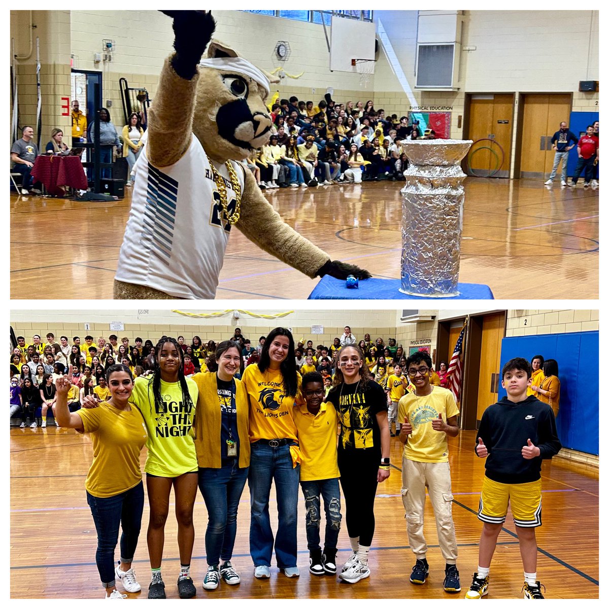Mr. Besler (@principal_dbes) on Twitter photo The <a href="/HMS_Cougars/">Harrington_MS_MtLaurel</a> C-Wing 7th graders & the A-Wing 8th graders brought home the βCougar Cupβ & will now get to participate in Friday Fun every Friday in May. Hat Day, Pajama Day, Music Day, & Candy Day are in store for these students when they return from break! The <a href="/HMS_Cougars/">Harrington_MS_MtLaurel</a> C-Wing 7th graders & the A-Wing 8th graders brought home the βCougar Cupβ & will now get to participate in Friday Fun every Friday in May. Hat Day, Pajama Day, Music Day, & Candy Day are in store for these students when they return from break!