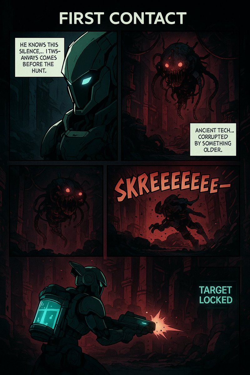 FullSuero's tweet photo. #comics #gaming #Web3Games #scifiart #xdroid #page3 @play_planetx @play_onepixel https://t.co/GEt2BsyTqO