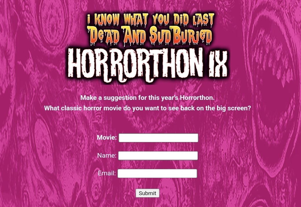 Whilst we're here celebrating the launch of this year's festival, don't forget to let us know which horror classic you'd like to see back on the big screen! The voting starts in a few months, so get them in quick at bit.ly/2SgQ3k9