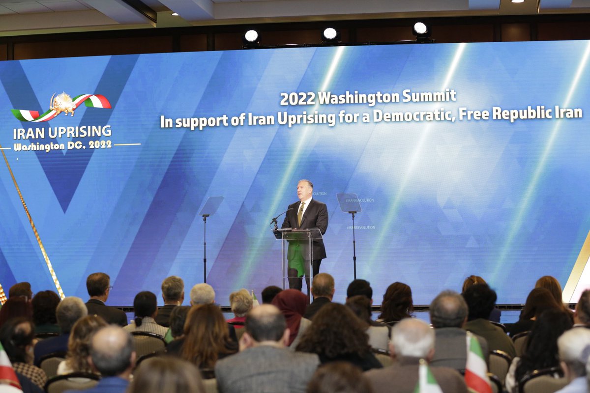 OrgIAC's tweet image. MUST READ⏩@mikepompeo 3 steps to deal with #Iran threats.
@ACLJ “Third, we must strengthen our alliances with regional partners who stand on the front lines against Iranian aggression. This includes supporting organized opposition within Iran, who have the most to gain from an