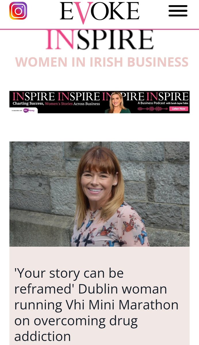 Jessica12838359's tweet photo. Recently had the chance to share my story with @EVOKE opening up about my personal reasons for taking part in the Women’s #vhiwmm #vhiminMarathon. This journey means so much more than just crossing a finish line. https://t.co/MP48cpubOY https://t.co/bhjzSjbD2V