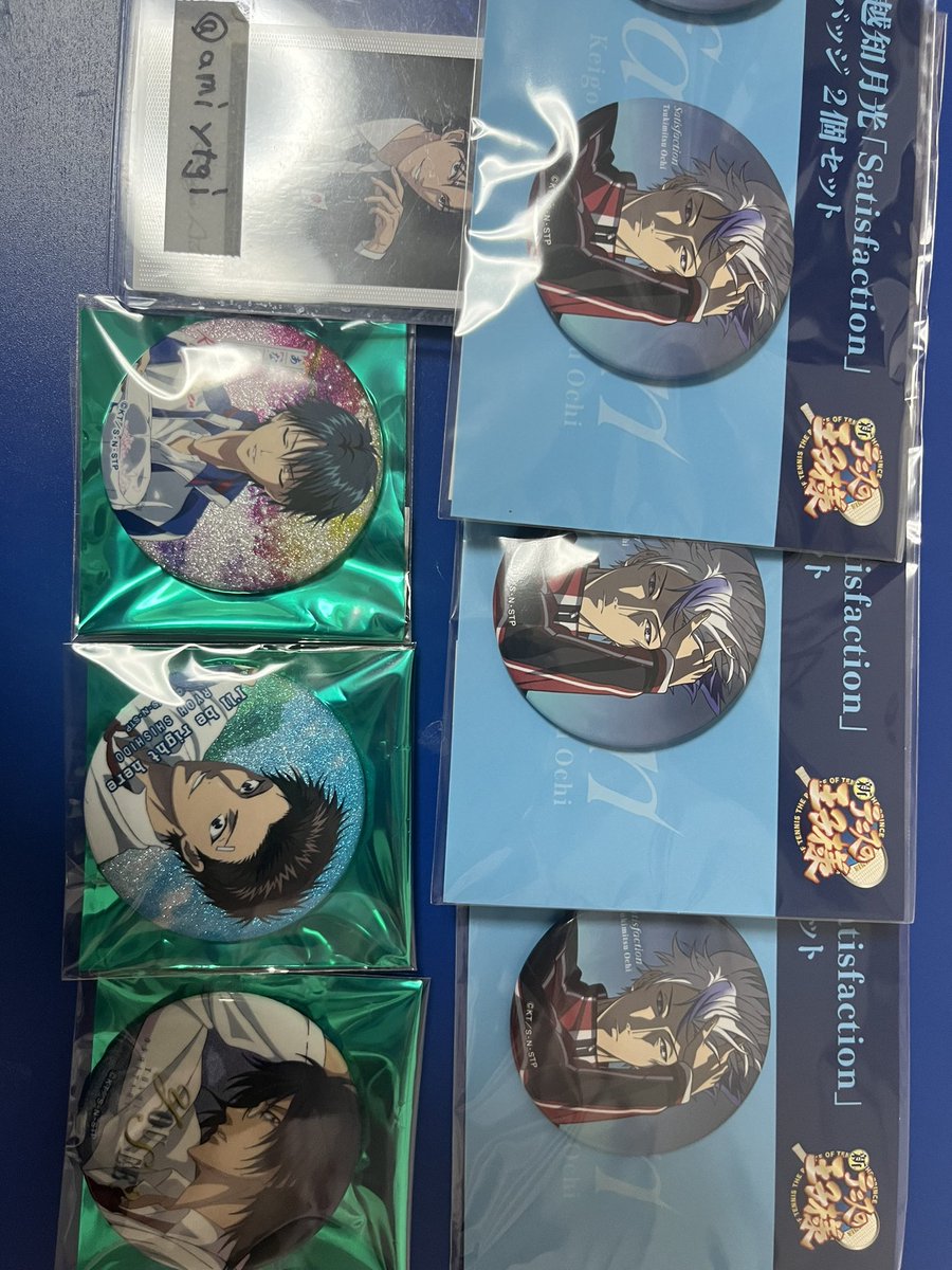 【譲渡 交換】新テニスの王子様 新テニ テニプリ 500タイトル記念シャイニー缶バッジ A

譲)越前、忍足、宍戸
ジャケット柄缶バッジ　越知3
求)跡部or定価(+送料)