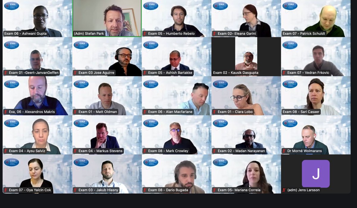 ESRA | European Society of Regional Anaesthesia (@esra_society) on Twitter photo 2 ESRA-DRA online exams took place lately ๐ #ESRAdra esraeurope.org/esra-dra
โข Part 2๏ธโฃ A oral exam on 12 April
โก๏ธ with 104 candidates, 6 examiners, 8 parallel rooms
โข Part 1๏ธโฃ written exam on 13 April
Congratulations to the whole team for the flawless organisation! 2 ESRA-DRA online exams took place lately ๐ #ESRAdra esraeurope.org/esra-dra
โข Part 2๏ธโฃ A oral exam on 12 April
โก๏ธ with 104 candidates, 6 examiners, 8 parallel rooms
โข Part 1๏ธโฃ written exam on 13 April
Congratulations to the whole team for the flawless organisation!