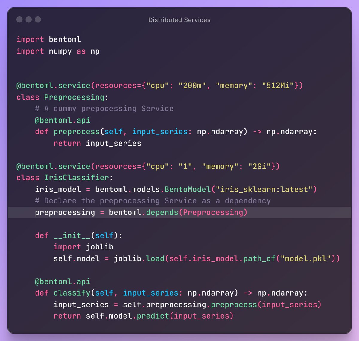 bentomlai's tweet image. #BentoFriday 🍱 — Distributed Services in #BentoML

#AI deployments are going distributed. Some examples:
🔧 Disaggregated #LLM serving
🔍 KV-aware LLM routing
🧠 Multi-model Computer Vision pipelines
🔐 LLM safety &amp;amp; moderation layers
🔁 #RAG pipelines

In these systems,…