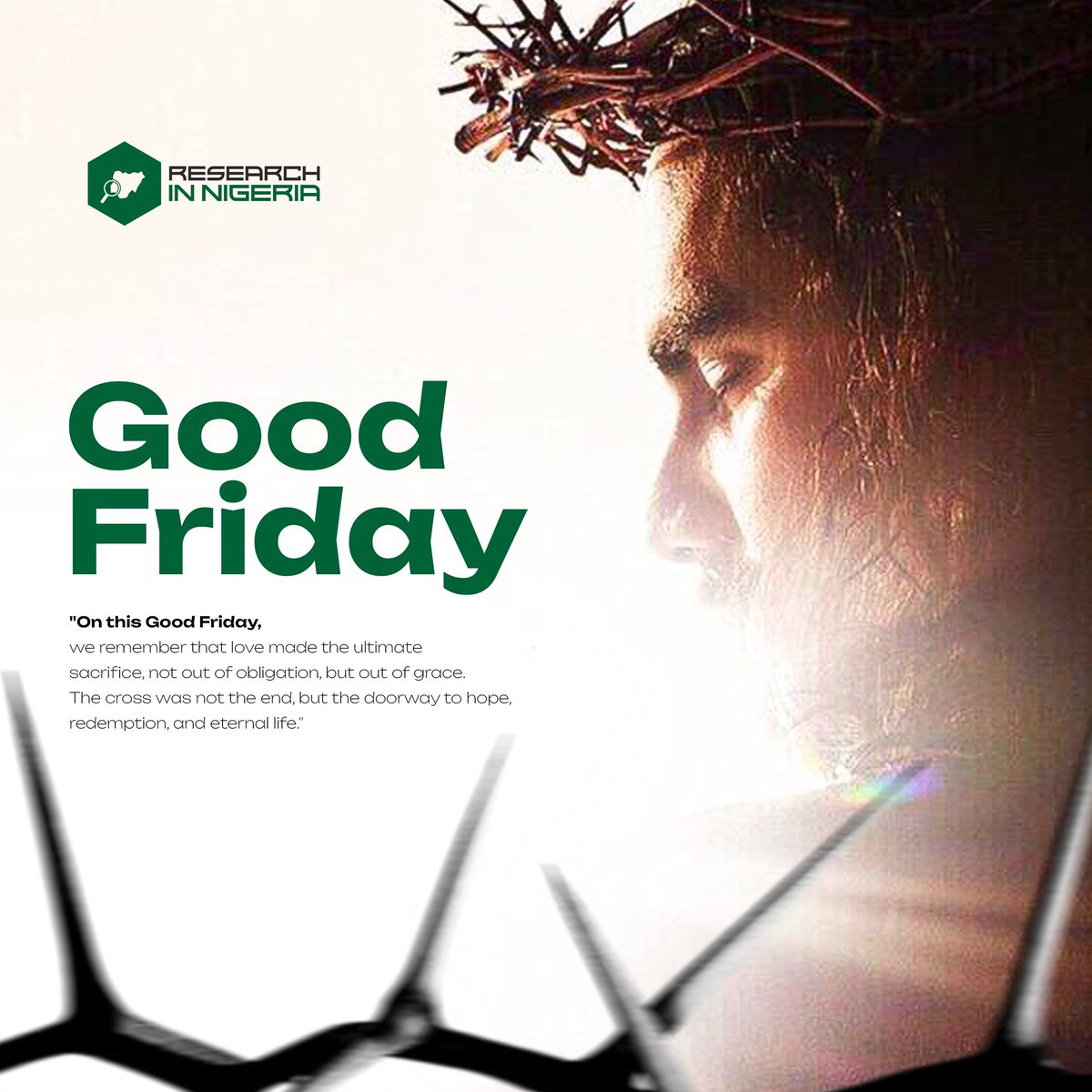 Reflecting on the sacrifice and love of Good Friday. May this day bring peace and hope to all.  #GoodFriday.