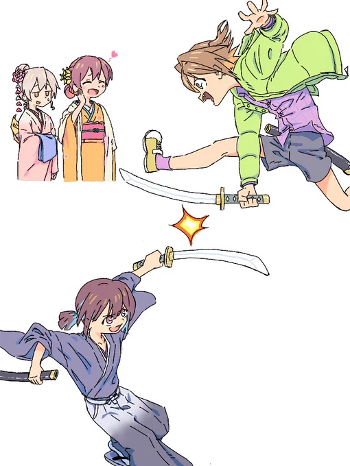 #これを見た人は我に続いて剣を抜け 