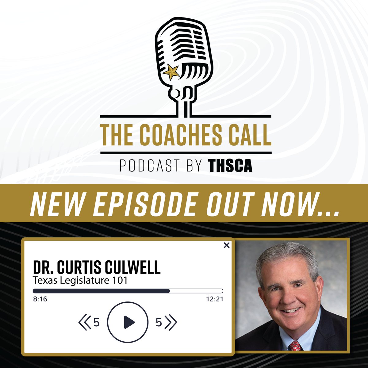 THSCAcoaches's tweet photo. 🎙️Tune in now to #TheCoachesCall podcast! This episode features insights from Dr. Curtis Culwell on Texas Legislature 101!👏 Hosted by @coachbrianpolk!
🎧Listen by clicking here: https://t.co/HgSPzrnzSS https://t.co/BYPOTWoPcf