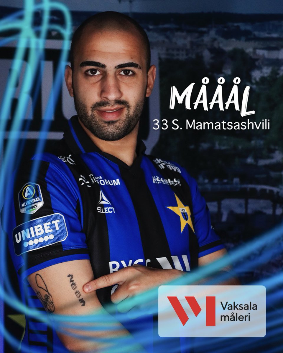 siriusfotboll's tweet photo. SÅJA! ⭐️

Blåsvart tar ledningen genom Saba Mamatsashvili i matchminut 10. https://t.co/RZYMNdPtQn