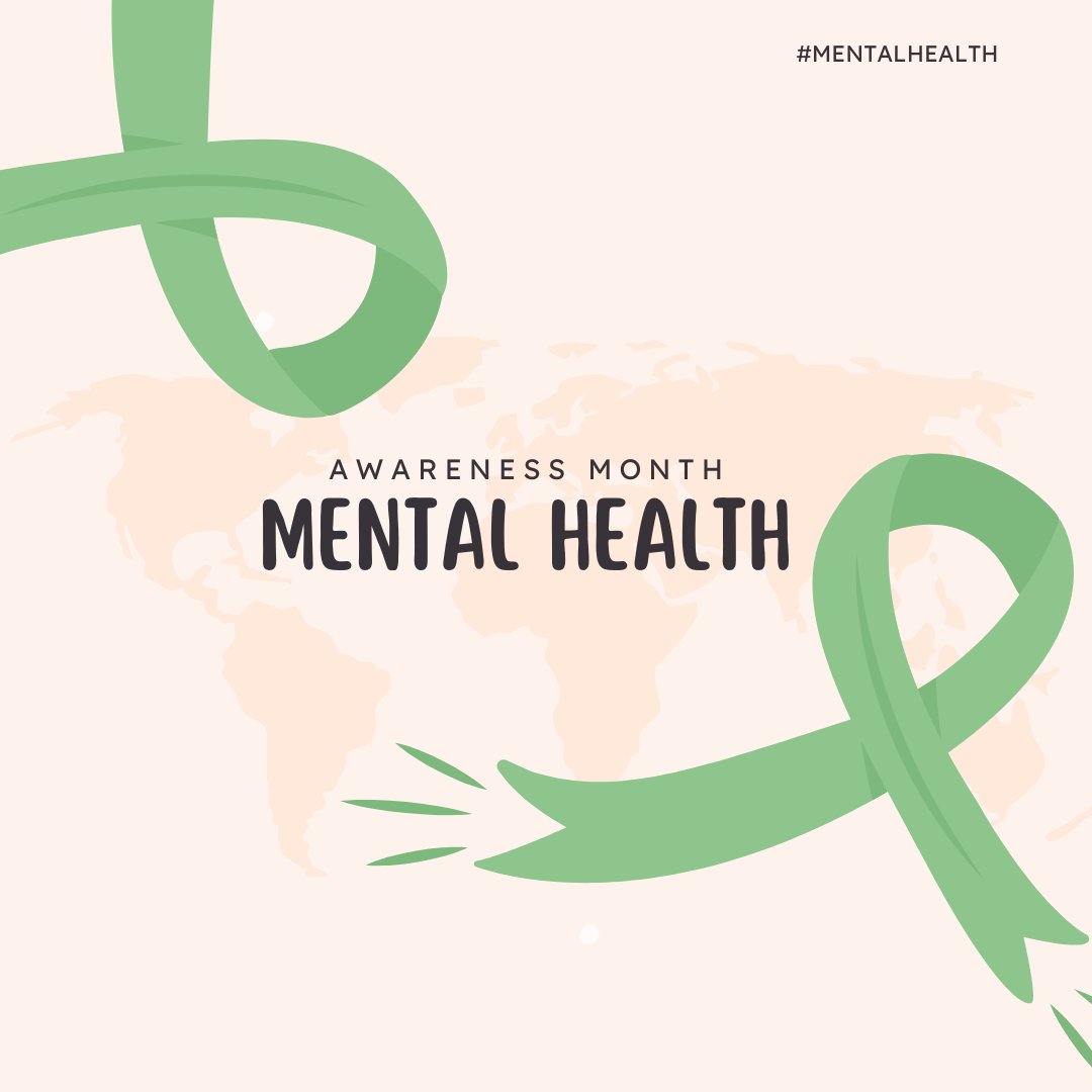 ManassasCityPD's tweet photo. May is Mental Health Awareness Month! Join us in raising awareness and fostering conversations about mental health. Together, we can create a supportive community. Let's prioritize our well-being and support one another. Remember, it's okay to not be okay.  💚 https://t.co/QLh7owzsh0