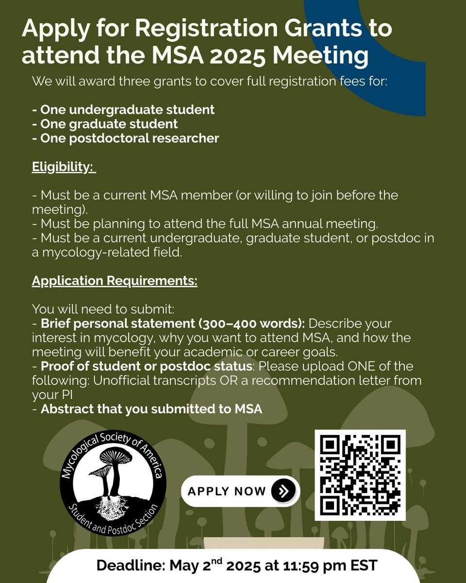 MSA Student and Postdoc Section tweet media