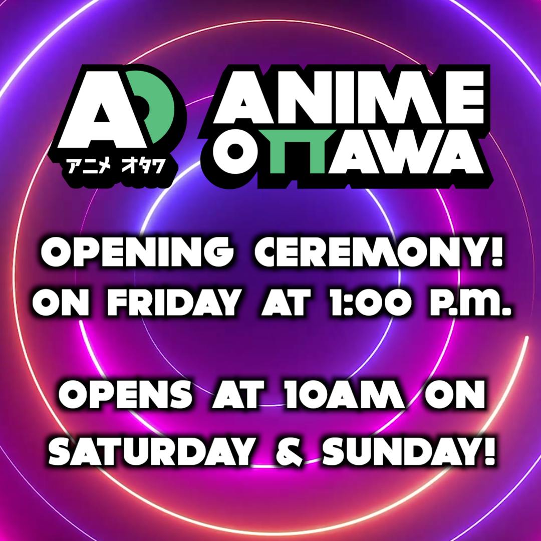 OPENING HOURS! Anime Ottawa 2025 starts TODAY! Check out the opening hours :)
🔗: animeottawa.com/opening-hours/

#animeottawa2025 #animeottawa