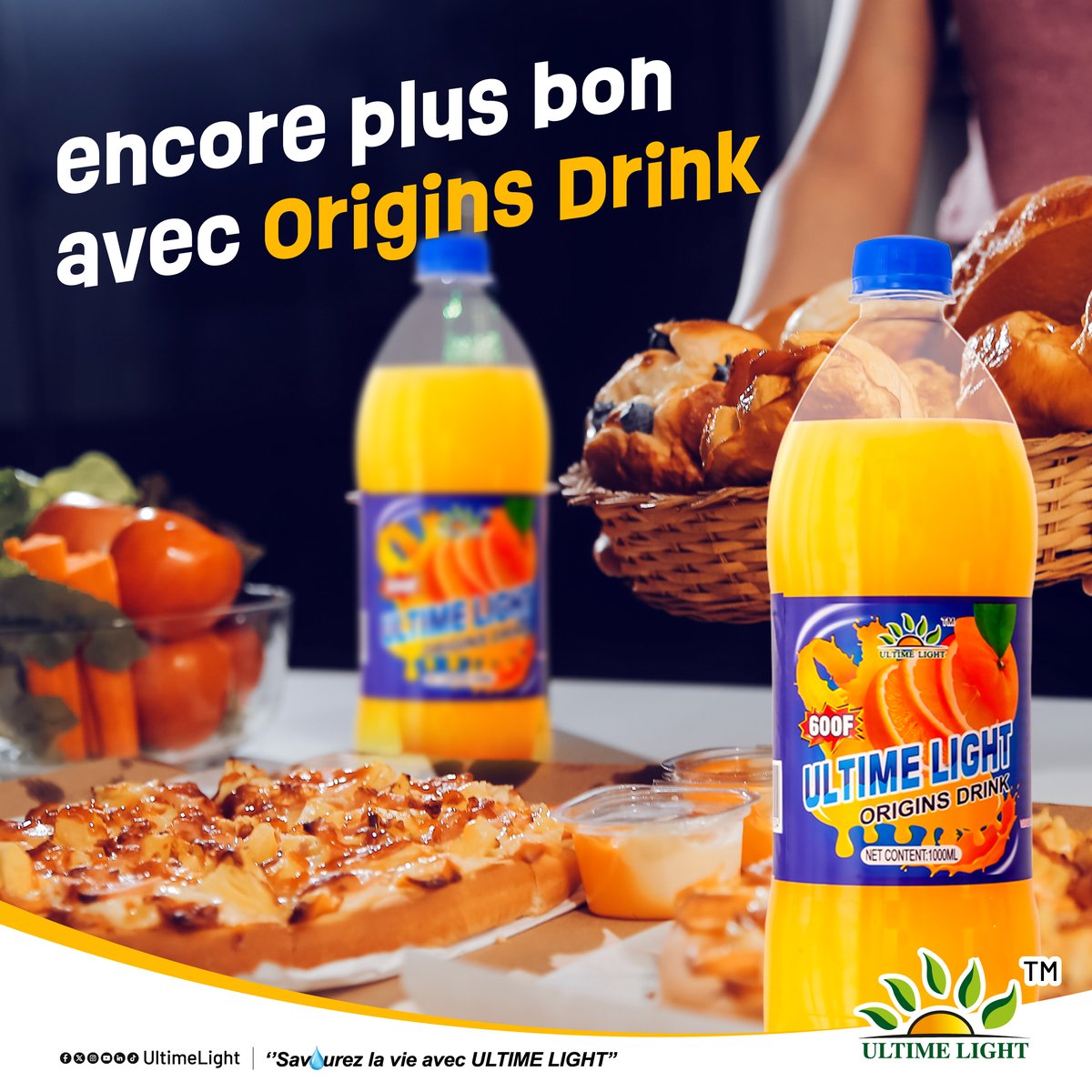 UltimeLight's tweet photo. Encore plus bon avec #OriginsDrink Savourez la vie avec #UltimeLight #EauMinérale #Douala #energie #Cocktail #HappyEaster2025 #YAFE #Ultime #Boissons https://t.co/02heN1TfYn