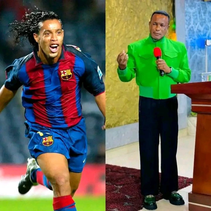 Insolite : le Prophète Denis lessie fait cette déclaration qui laisse son église en bride: Le premier joueur à me donner une dîme c'est Ronaldinho.