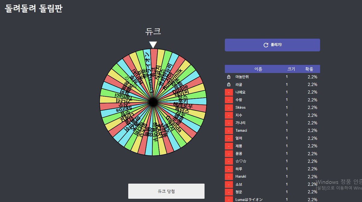 추첨 결과
<a href="/Cu2wO/">라굴</a> 라굴님, <a href="/Wolf__Duke/">듀크</a> 듀크님이
당첨되셨습니다! 당첨 되신 분들은 원하시는 캐릭터를 DM으로 보내주시면 감사하겠습니다!
RT 해주신 분들 모두 감사드립니다 😄