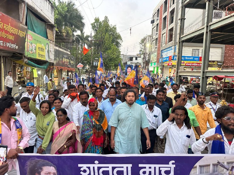 VBAforIndia's tweet photo. 📍परभणी
शांतता मार्च
सोमनाथ सूर्यवंशीच्या न्यायासाठी, आंबेडकरवाद्यांवर झालेल्या अत्याचाराविरोधात न्याय मिळवण्यासाठी !
#JusticeForSomnathSuryawanshi #शांतता_मार्च_परभणी #Parbhan