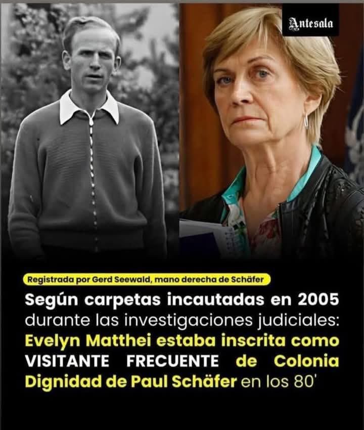 UF! Por si faltara algo, la anciana Matthei era una asidua de Colonia dignidad. Como parlamentaria en 1991, se opuso al cierre del recinto de tortura y también a que se le quitará la personalidad jurídica. Fui sec. ejecutivo de la comisión que realizó las gestiones de término.