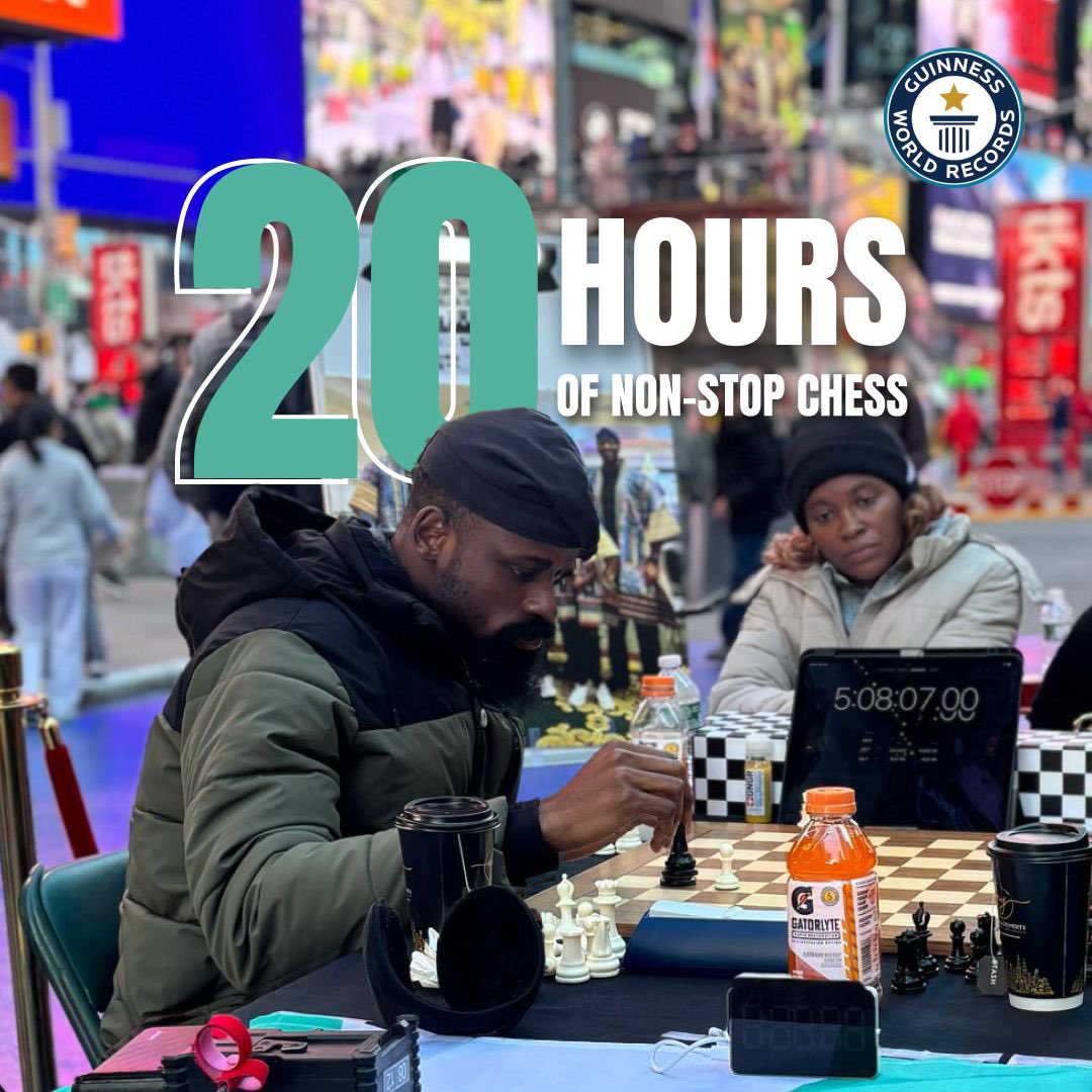 Tunde_OD's tweet image. 20 hours down. 50 to go.

This isn’t just about chess.

It’s about the child who never got a seat at the table.
The ones who never got to dream beyond survival.
Every move I make is for them.

This is more than a Guinness World Record attempt —
It’s a love letter to the