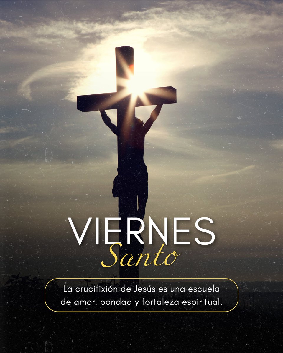 El sacrificio que Jesús hizo por nosotros, es una enseñanza que vive en ti y en mi, una huella imborrable en nuestra humanidad. La pasión del señor en la cruz es la máxima expresión de amor y fortaleza para continuar.

No tengamos dudas del poder de DIOS, él nos invita a creer y