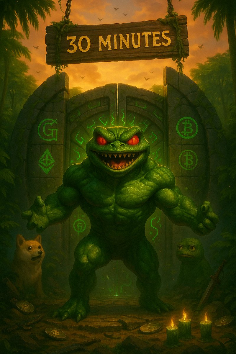 GrumplSol's tweet photo. 30 MINUTES ⏳
The gate is glowing 🟢
The chain is humming ⛓️
And $GRUMPL is standing right at the edge 🐸🌴

No retries 🚫
No do-overs ❌
This is your last real moment to get in before the drop hits the timeline 🕒📉

Load up 💰 Get ready ⚔️ Don’t blink 👁️
This launch will be felt across the jungle 🔥🌋

#Solana #Crypto #MemeCoin #GRUMPL #CryptoTwitter #100xGems