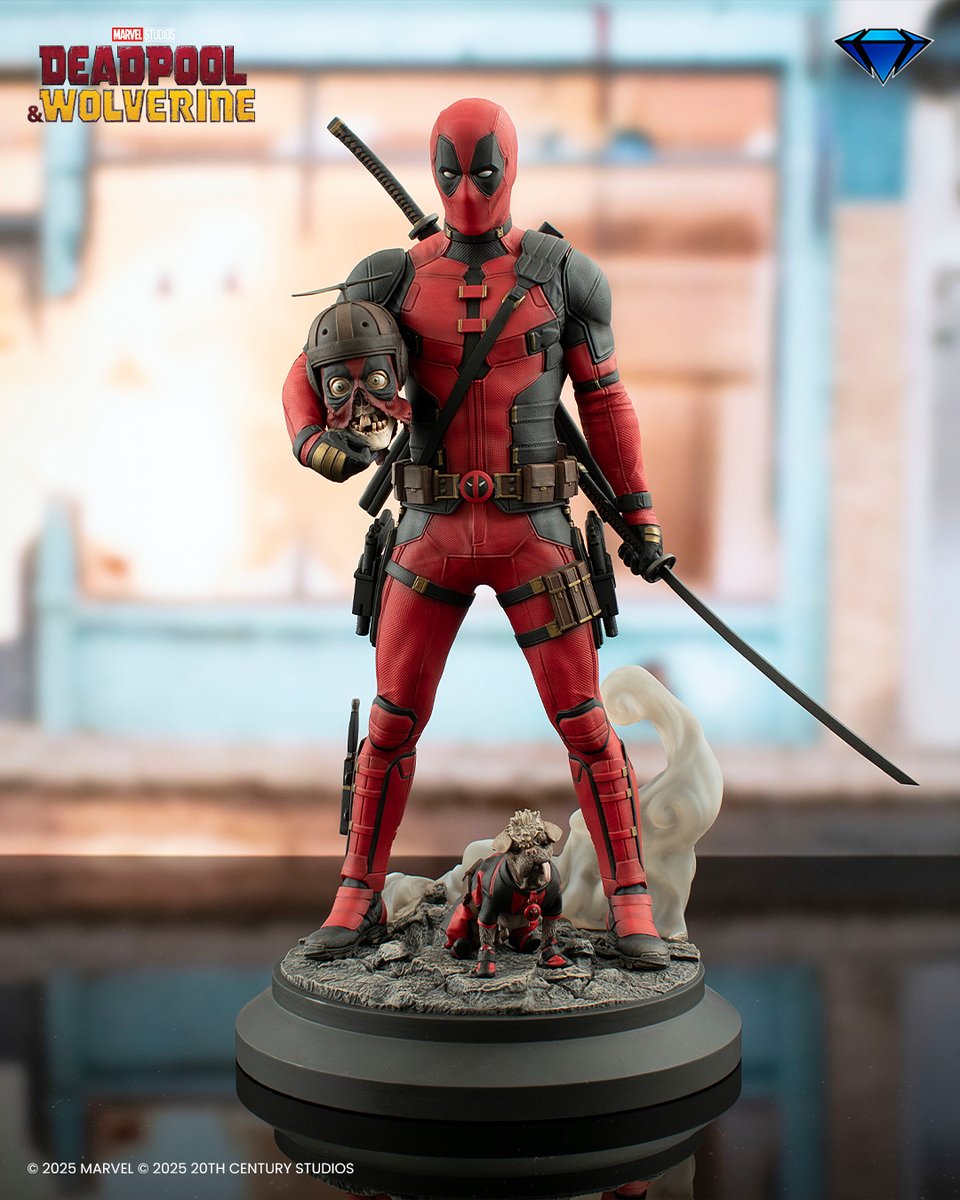 CollectDST's tweet image. This Merc has got moves! Get ready to unleash this high-flying statue in your collection. Pre-order at bit.ly/DP3DeadpoolGal…

#Deadpool #DeadpoolAndWolverine #MercWithAMouth #CollectDST #MarvelStudios #DiamondSelectToys