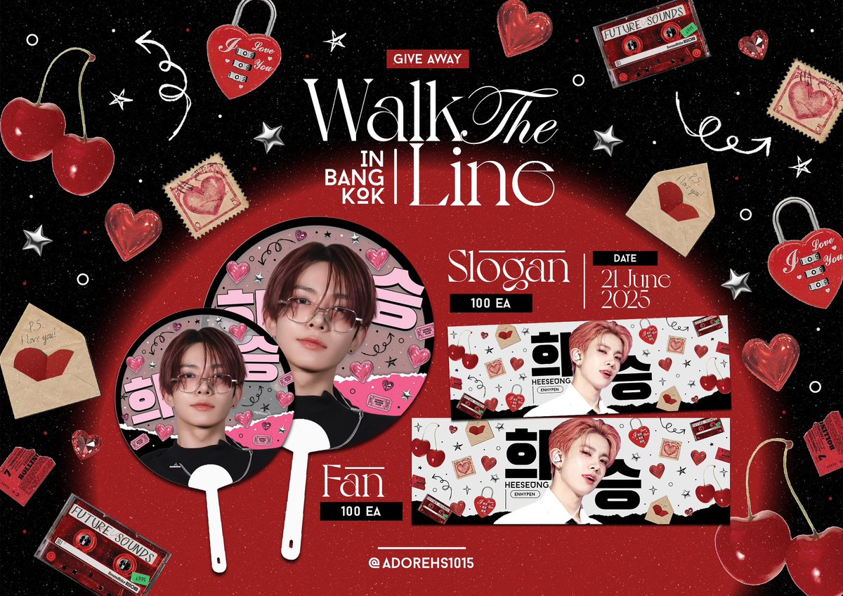 adorehs1015's tweet photo. ˚ ༘♡ pls kindly rt 𝜗𝜚˚⋆

 =͟͟͞♡ 𝒢𝒾𝓋𝑒𝒶𝓌𝒶𝓎 𝒻𝑜𝓇 
 #WALKTHELINE_IN_BANGKOK 

♡̆̈ 𝘥𝘢𝘵𝘦 : 21 𝘫𝘶𝘯𝘦 2025
♡̆̈ 𝘭𝘰𝘤𝘢𝘵𝘪𝘰𝘯 : 𝘙𝘢𝘫𝘢𝘮𝘢𝘯𝘨𝘢𝘭𝘢 𝘕𝘢𝘵𝘪𝘰𝘯𝘢𝘭 𝘚𝘵𝘢𝘥𝘪𝘶𝘮 

𝘳𝘵 &amp; 𝘴𝘩𝘰𝘸 𝘵𝘩𝘪𝘴 𝘵𝘸𝘦𝘦𝘵 𓍯 𓂃 

#EN_WORLDTOUR_WALKTHELINE https://t.co/W5owUibDsp