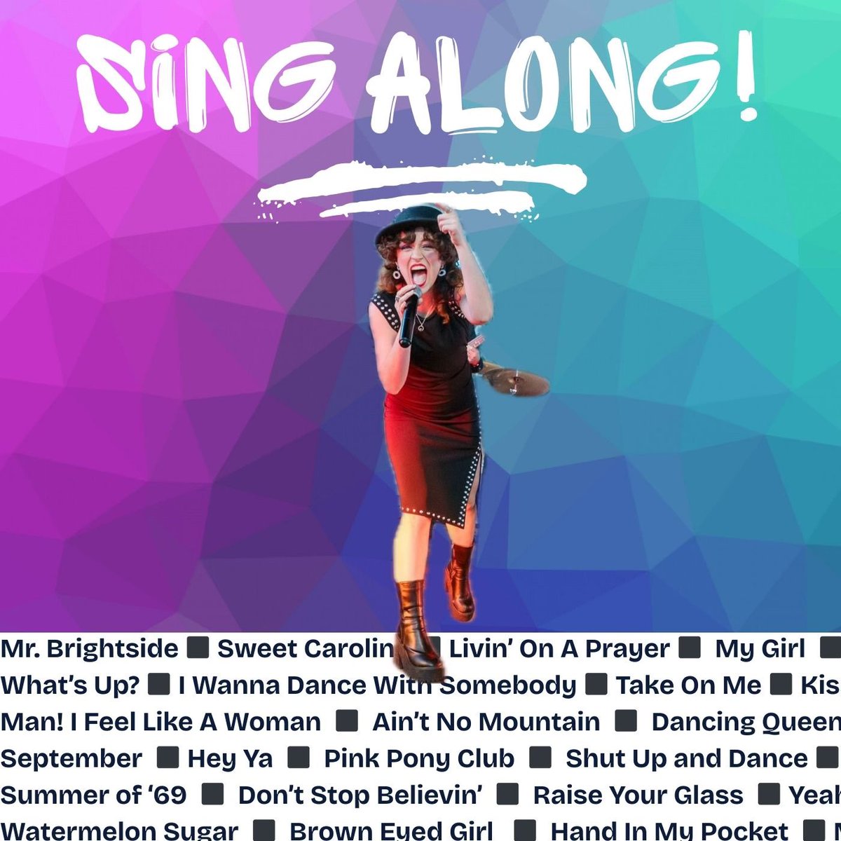 We love to hear you sing! And we give you plenty of opportunities.