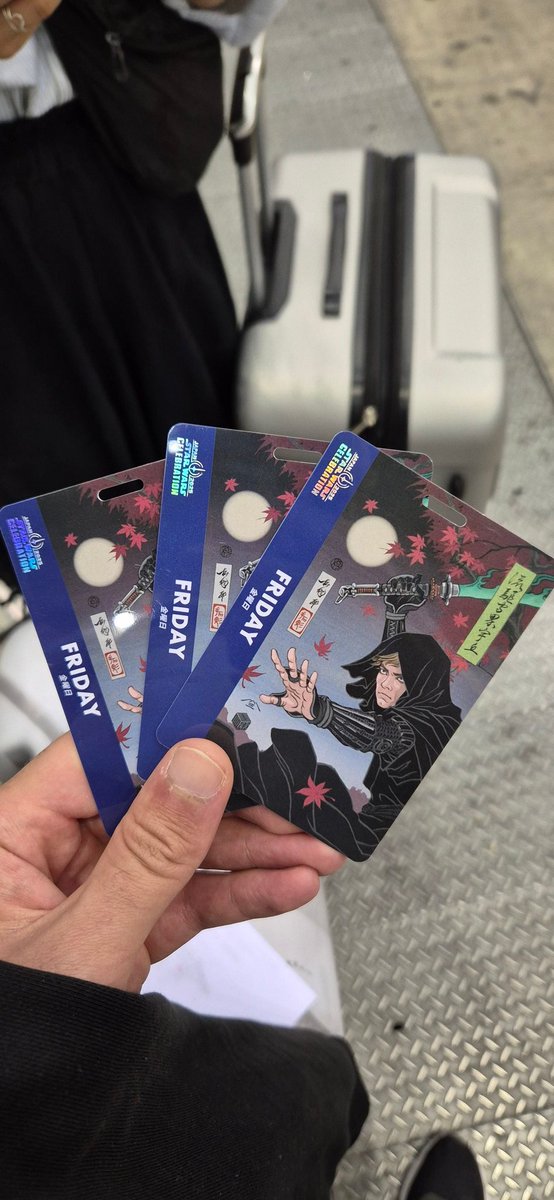 shawnwright94's tweet photo. Great first day at #StarWarsCelebrationJapan - lucky to randomly bump into Ashley Eckstein whilst picking up my tickets. Roll on tomorrow #SWCJ2025 https://t.co/5mpWV7CTqH