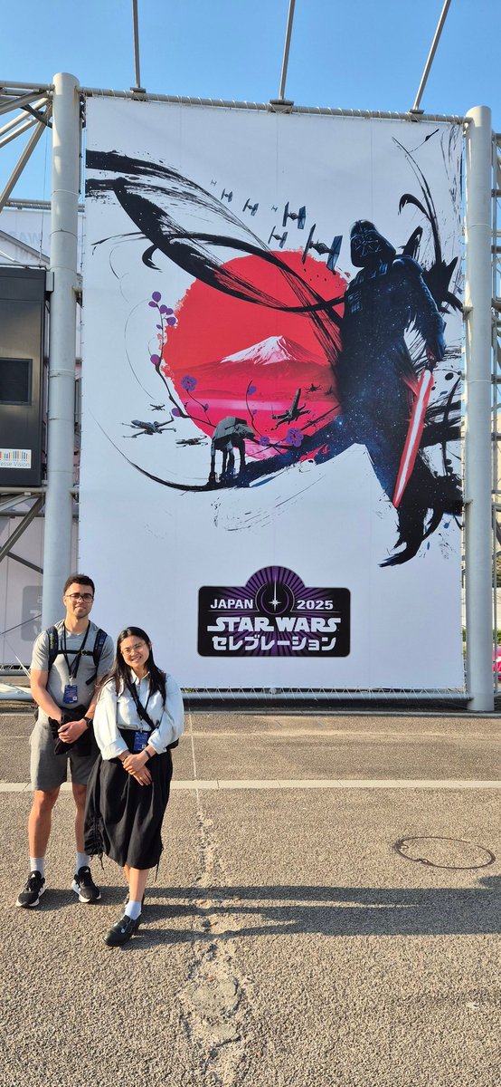 shawnwright94's tweet photo. Great first day at #StarWarsCelebrationJapan - lucky to randomly bump into Ashley Eckstein whilst picking up my tickets. Roll on tomorrow #SWCJ2025 https://t.co/5mpWV7CTqH