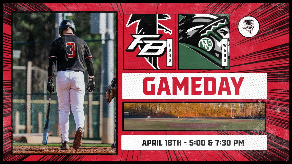 GAMEDAY.

⚾️ Walnut Grove
⏰ 5:00 &amp; 7:30 PM
🏟️ Hog Mountain Sports Complex