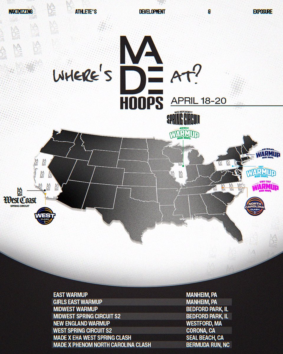 Another big weekend of MADE events across the country is here and the weekend is officially ours 😈