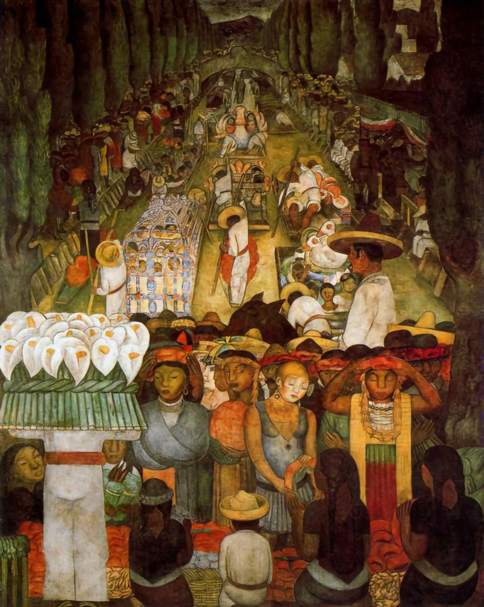 LilyRoseWorth's tweet image. 🎨 'Good Friday on the Santa Anita Canal' (1923 - 1924)
Series: Political Vision of the Mexican People
by Diego Rivera

#Muralism #Art #Easter #GoodFriday #Painting #Art