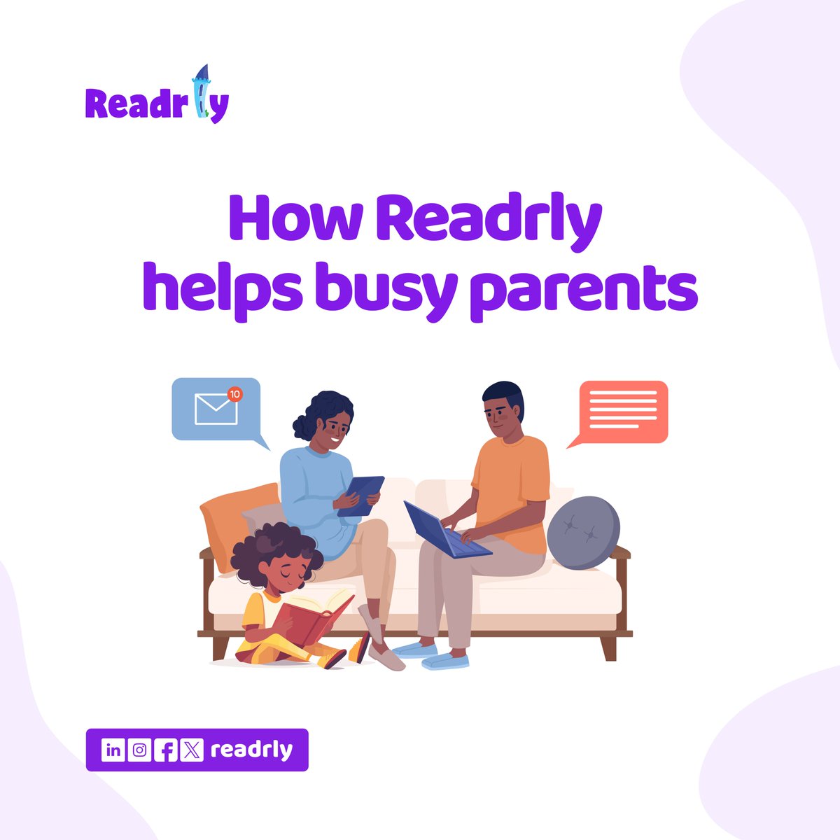 readrlyapp's tweet photo. Busy schedule? You can still support your child's reading. 💼📚
Readrly keeps your kid learning while you focus on life—interactive stories, progress tracking, and milestone updates. Stress less, read more. 💙
#Readrly #BusyParents #ChildLiteracy #ParentingTips https://t.co/Tnkub44b72