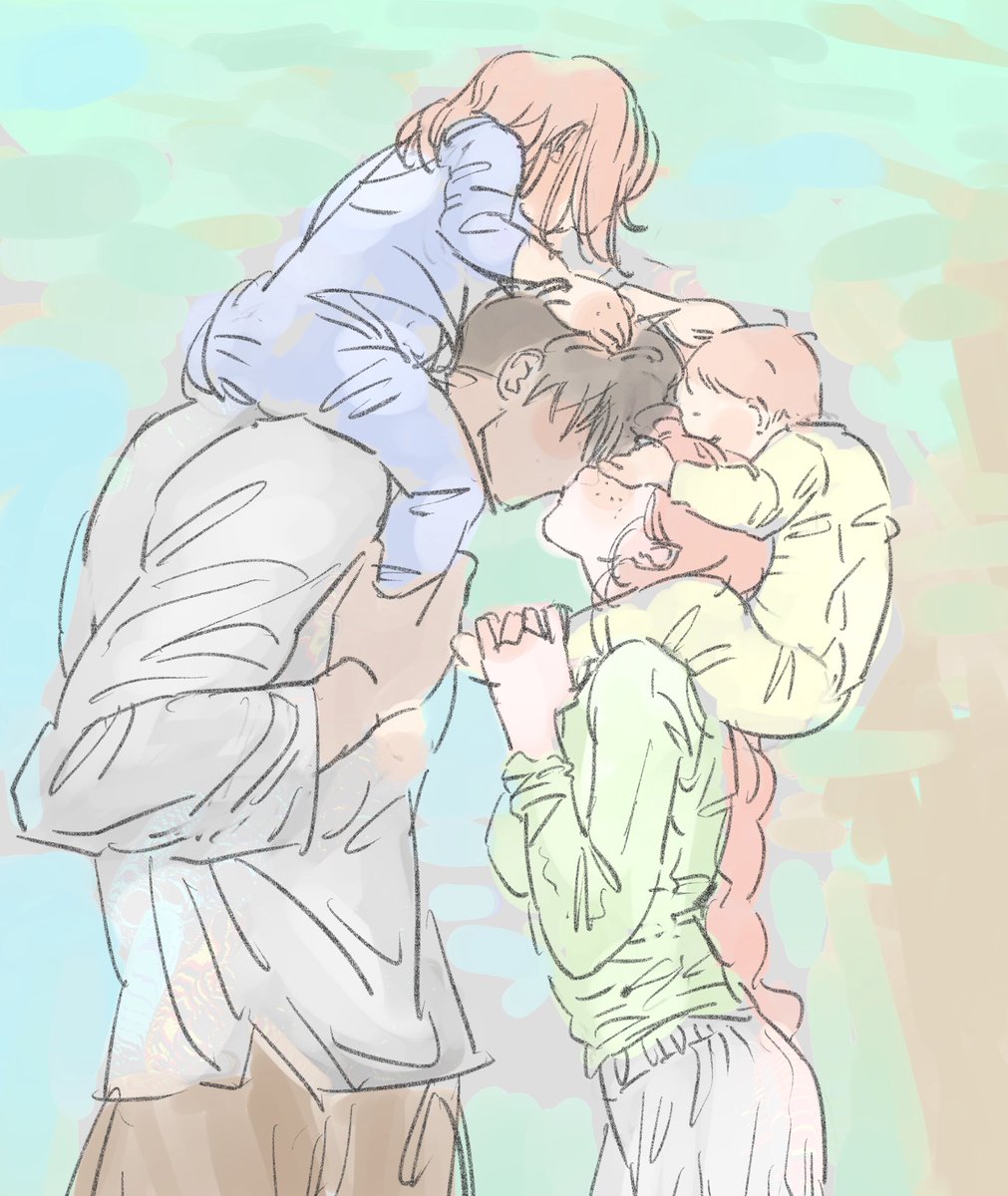 in_anatol's tweet photo. 전체공개용 상수리 나무 아래 칼립스 가족 행복해 얘들아 https://t.co/mY4Ce4hiJM