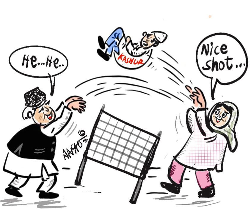 kashmircrownews's tweet photo. #KashmirCrownCartoon By #Afaaq
Politics vs Kashur https://t.co/VJ9luLDgmX